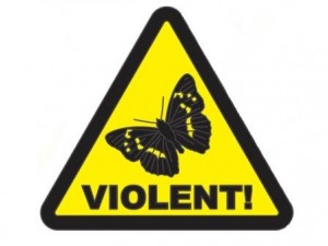 PE - Violent hazard sign